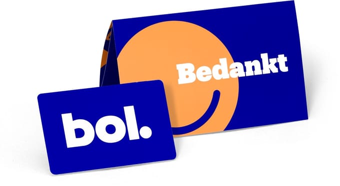 bol cadeaukaart - 75 euro - Bedankt!