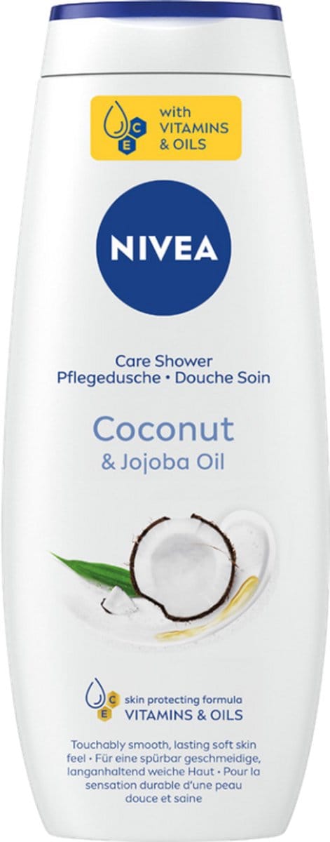 NIVEA Coconut & Jojoba Olie - Douchegel - 500ml - Hydraterend - Kokosgeur