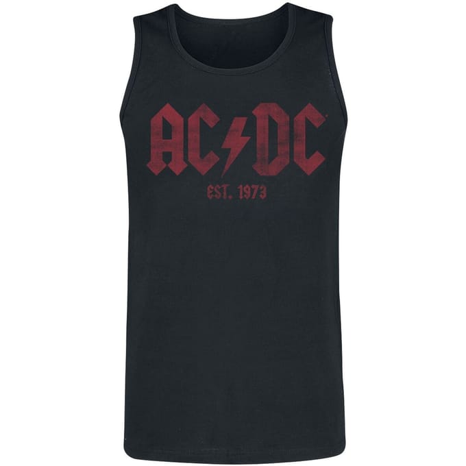 AC/DC Tanktop - Est. 1973 - S tot 4XL - voor Mannen - zwart