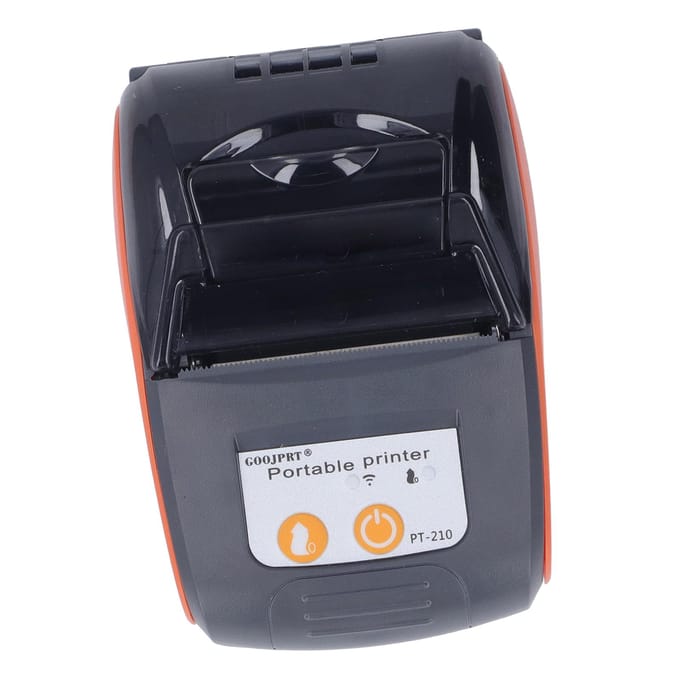 Thermische Bonprinter Bluetooth Draadloze Mini Bonprinter Compatibel Zakformaat Ticket Printen gray
