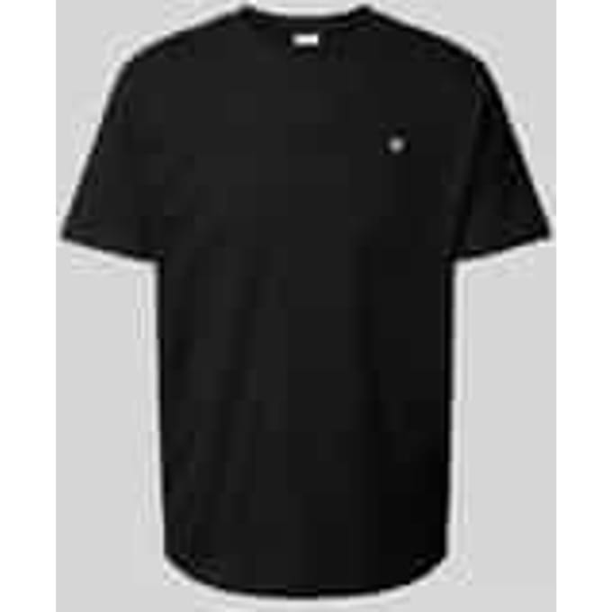 Regular fit T-shirt van puur katoen