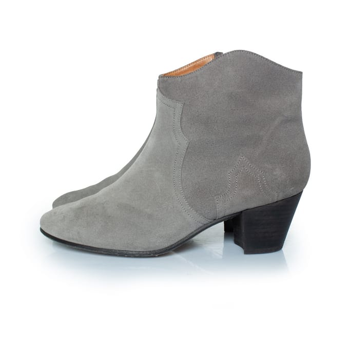 Isabel Marant Western suède laarzen in grijs