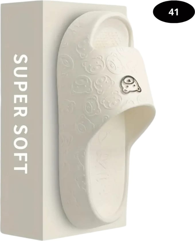 Nivard Badslippers Dames & Heren - Comfortabel - Flip Flops - Sauna - Zomer - Wit - Maat 41