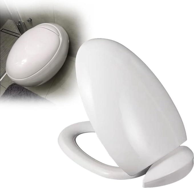 Toiletbril - Toiletdeksel - Badkamerupgrade - Softclose & Quick Release - Ronde vorm - Wit