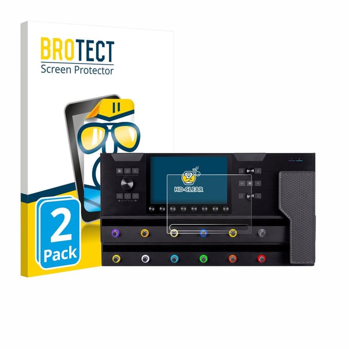 BROTECT - Screenprotector voor Line 6 Helix Stadium XL - Folie Beschermfolie transparant 2 Stuks