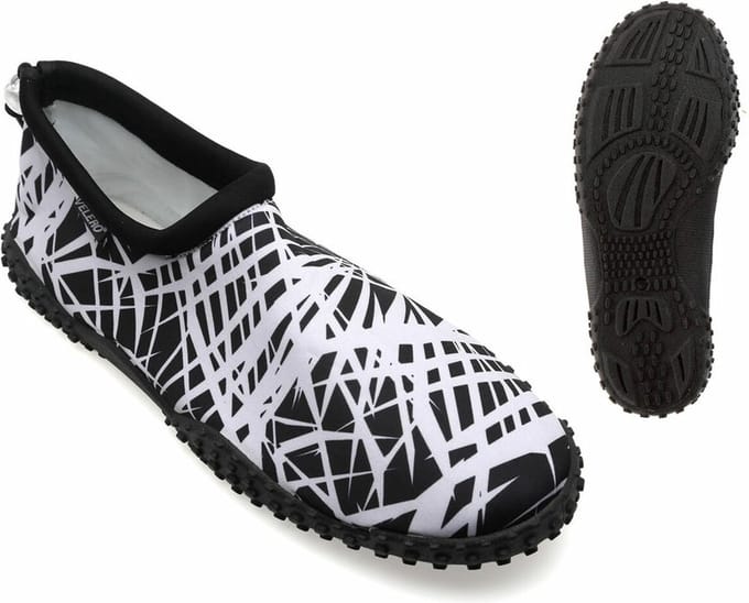 Slippers Lines Wit/Zwart - 44