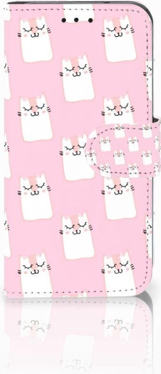 Samsung Galaxy S10e Telefoonhoesje met Pasjes Sleeping Cats