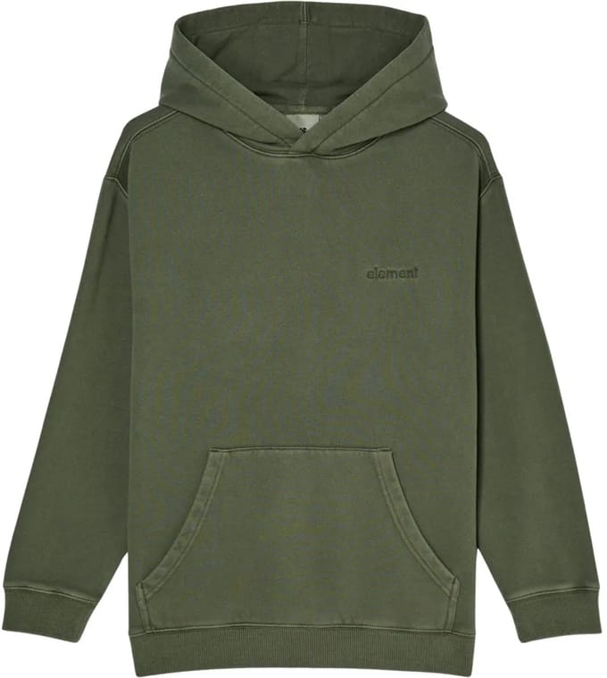 Element Lowcase Pigment Hoodie Groen 10 Years Jongen