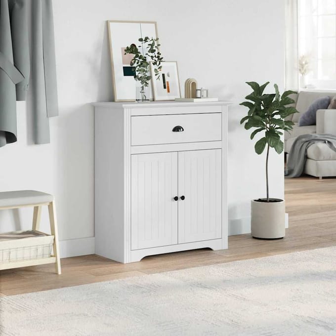 vidaXL - Gangkast - BODO - 80x35x90 - cm - wit