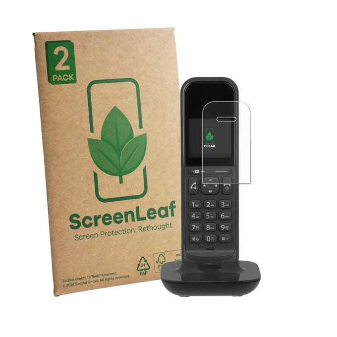 2 Stuks Screenprotector voor Gigaset CL390 - Hoogwaardige Beschermfolie transparant