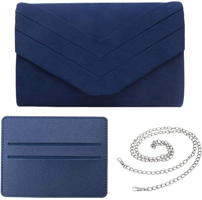 Dailygoods- Schoudertas Elegante Blauwe Design - Handtas - Clutch