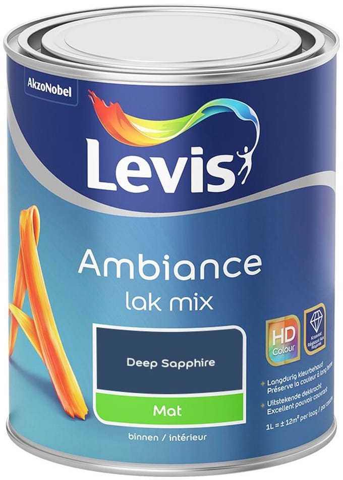 Levis - Ambiance Lak Mat Mix - Deep Sapphire - Mengverf - 1 L