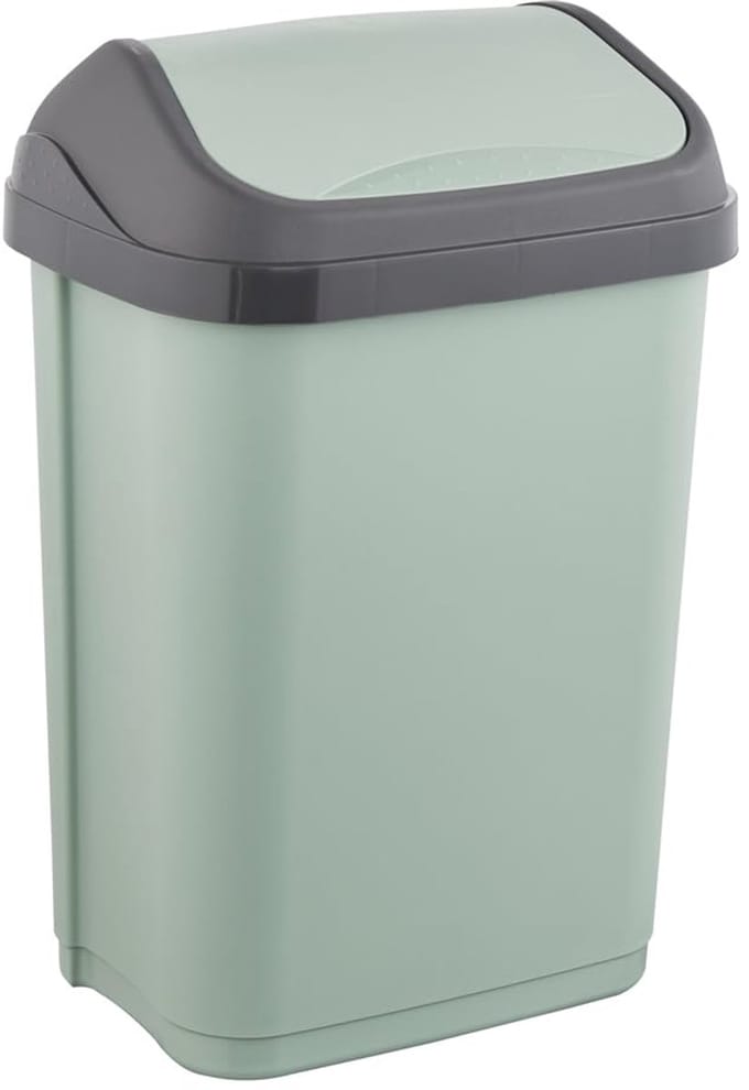 Compacte Vuilnisemmer met Roldeksel - Scandinavisch Groen - 10 L
