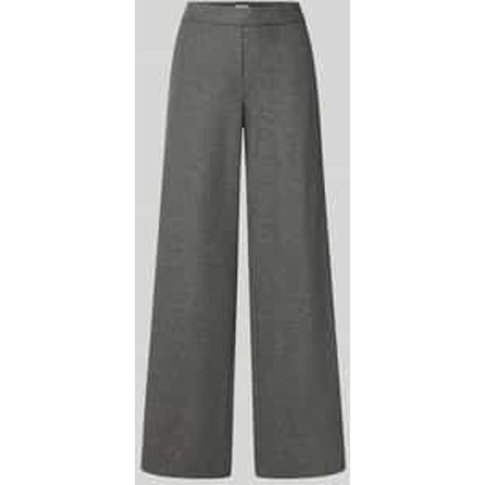 Wijdte broek met wol model 'NALEY'