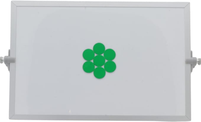 Sam Creative Whiteboard Magneten - Magnetisch Symbool - Cirkel - 2 cm - Groen - 25 stuks - Whiteboard