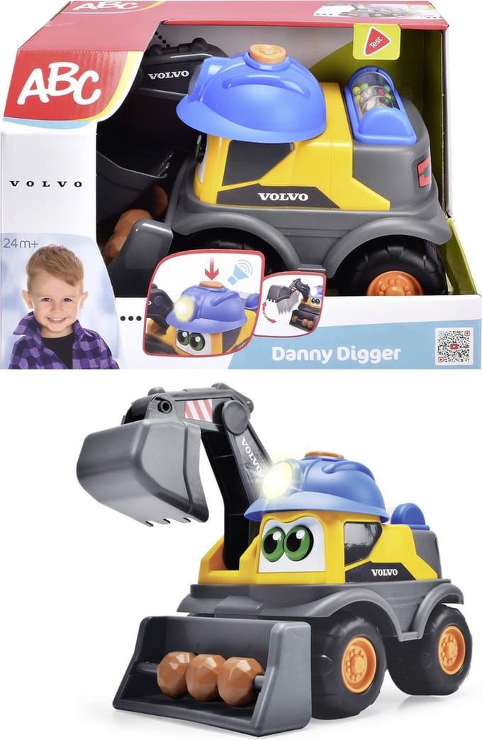 Simba - ABC - Danny Digger - Graafmachine - Vanaf 2 jaar - Volvo
