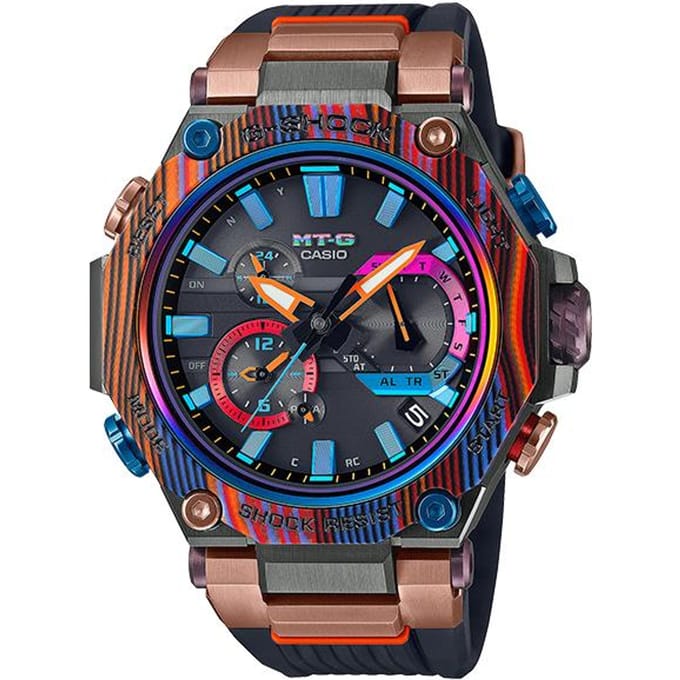Casio Heren RVS 200M Waterbestendig Kwarts Horloge MTG-B2000XMG-1A grijze kleur