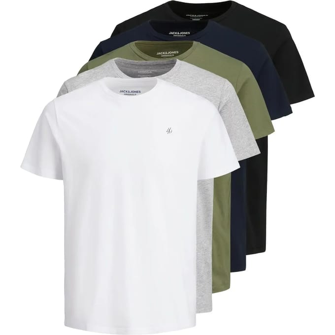 Jack & Jones T-shirts 5-pack Logo T-shirts