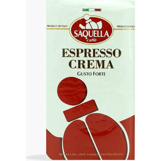 Saquella Espresso Crema gemalen 250g
