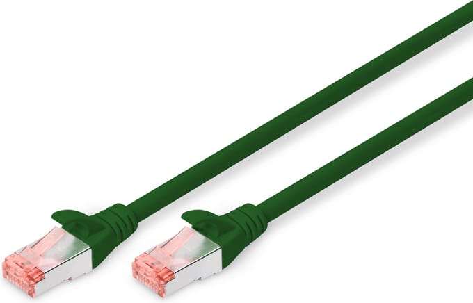 DIGITUS Professional patch cable - 1 m - green RAL 6016 - 1m