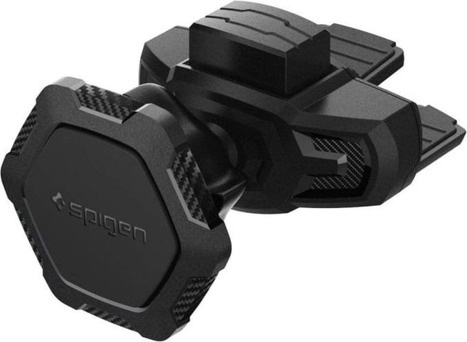 Spigen Car Mount Holder QS24 - black (CD Slot/Magnetic/Universal Compatibility)
