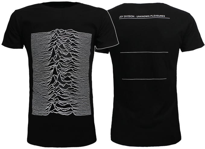 Joy Division Unknown Pleasures T-Shirt - Officiële Merchandise - S