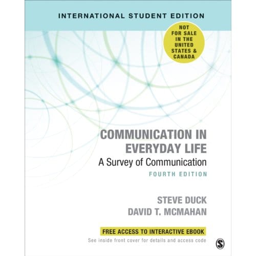 Comm In Everyday Life 4e 4e - Duck McMahan