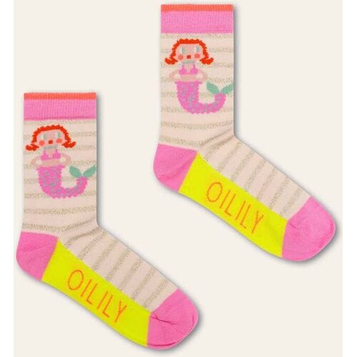 Oilily Mermaid Sokken- maat29-31 Turtle Dove