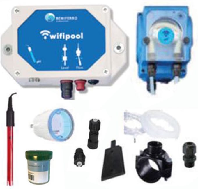 POOLTRONICS – RX Meetmodule Zwembad (Redox / ORP) – WiFi Chloor Sensor met App – Complete Set voor Automatische Chloorregeling