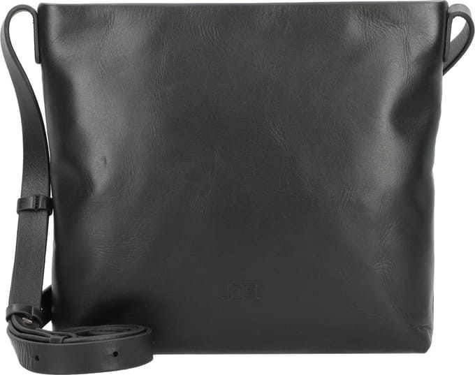 JOST Leren Schoudertas Arva Shoulder Bag Black Zwart