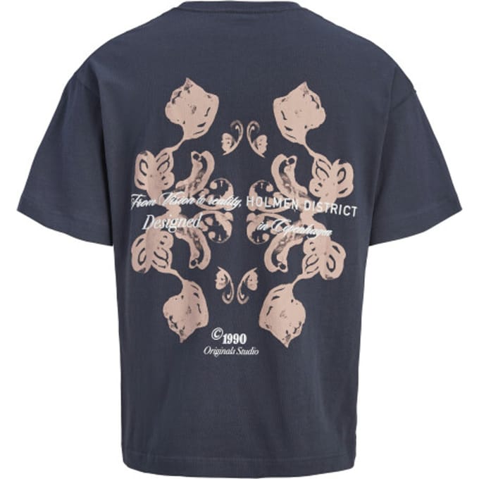 JACK&JONES - JORMONTAUK BACK GRAPHIC TEE SSCN EA26 SN - Heren - T-shirts