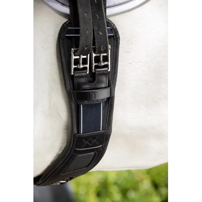 Korte anatomische singel voor paarden Horseware Rambo Micklem Comfort