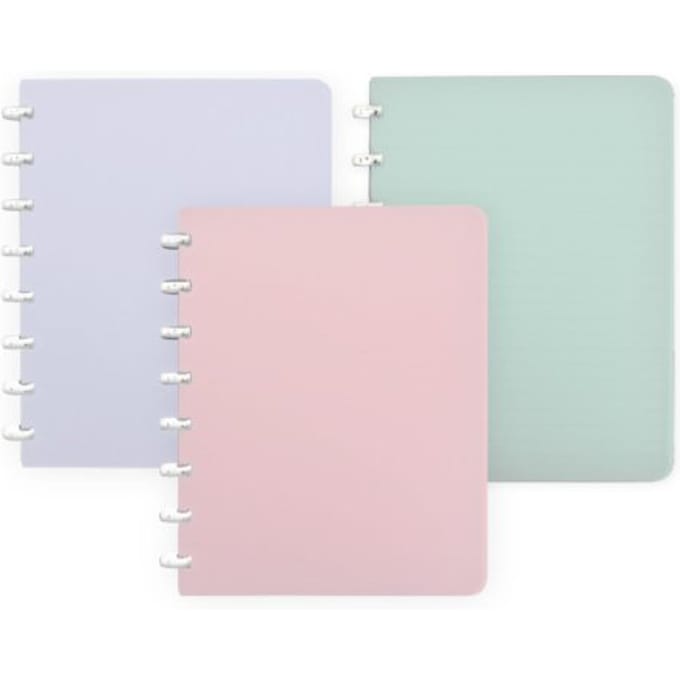 Soho pastel ringschrift pp a5, gelinieerd, assorti