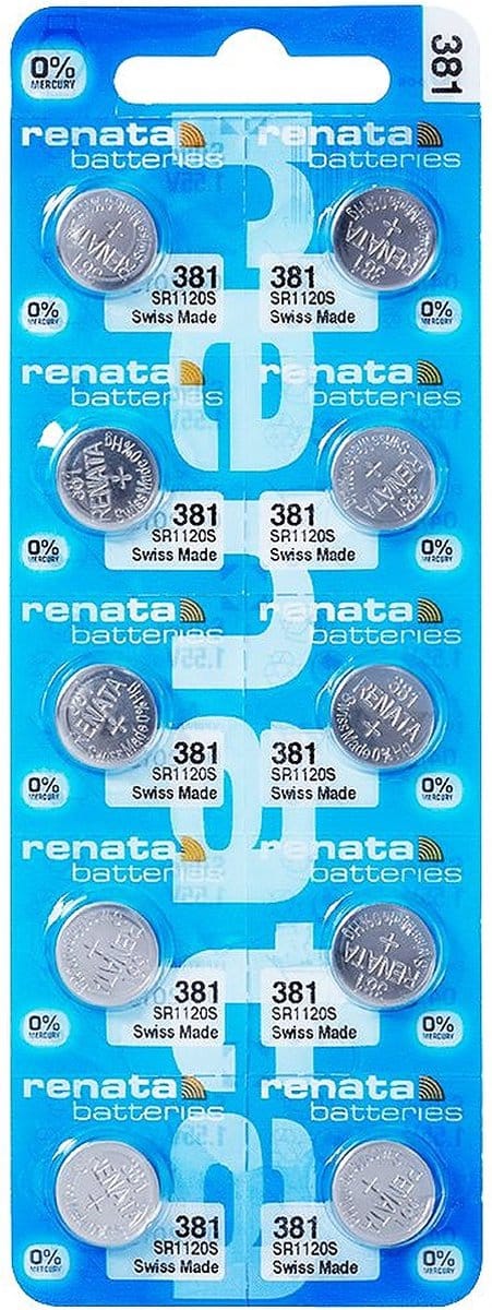 RENATA - Horlogebatterijen - Watch 381 - 10 stuks