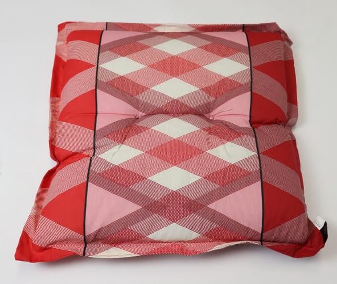Madison zitkussen Hocker 43x43 cm Odda red