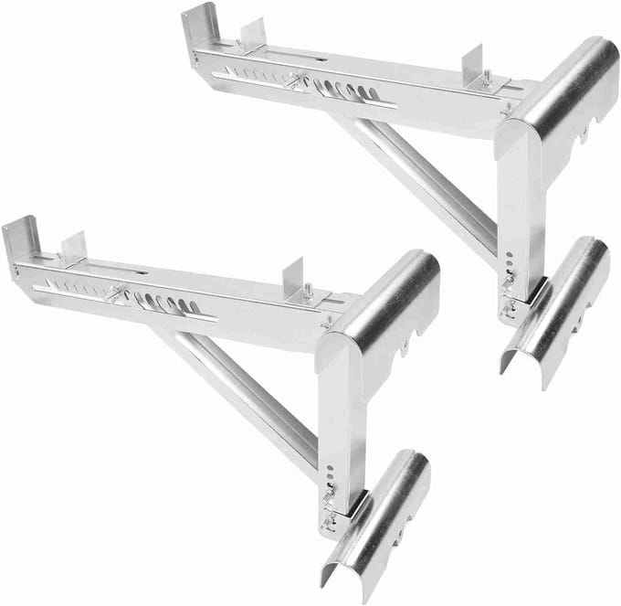 Ladder Steunen - Werkplatform Stabilisator - Muur Werk - Verstelbaar Ontwerp - Tot 50 cm Platform - Metaal