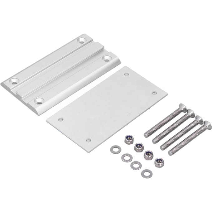 Afneembare Tafelpootbeugel Aluminiumlegering Draaibare Steun RV-Accessoires voor Caravan Camper white