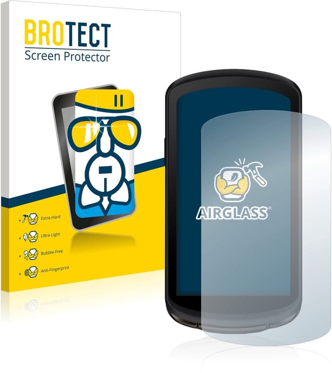 Screenprotector voor Garmin Edge 1040 Solar Beschermglas transparant