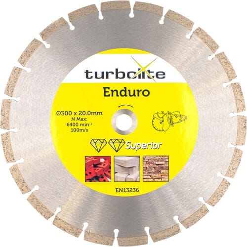 Marcrist Turbolite Superior Enduro diamantschijf universeel 300x20mm