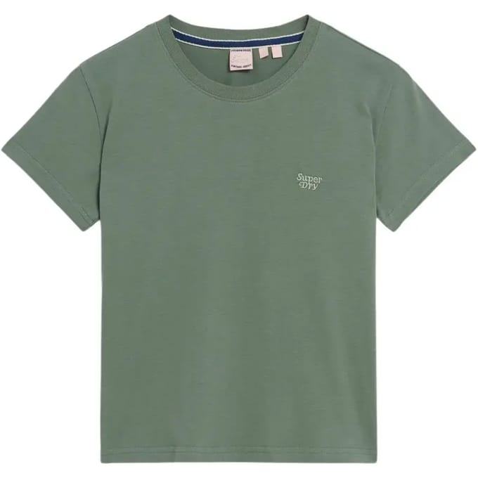 Superdry - Essential nauwsluitend T-shirt met logo - Dames - T-shirts