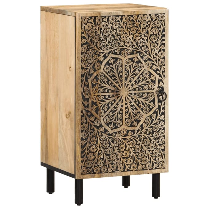 vidaXL - Bijzetkast - 40x33x75 - cm - massief - mangohout