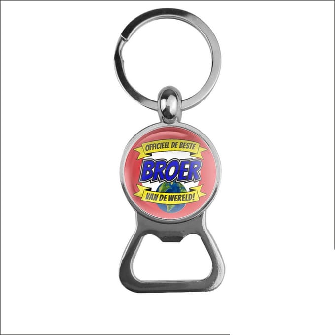 Bieropener Glas - Officieel De Beste Broer Van De Wereld
