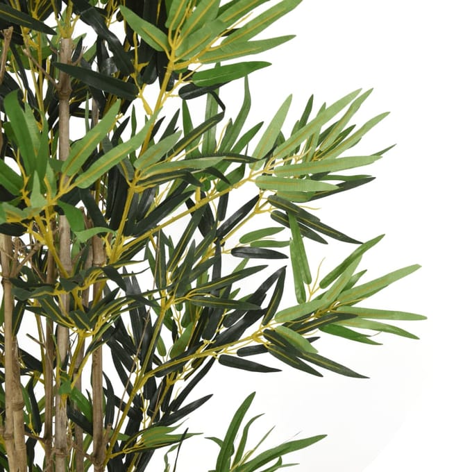 vidaXL - Kunstplant - bamboe - 1380 - bladeren - 200 - cm - groen
