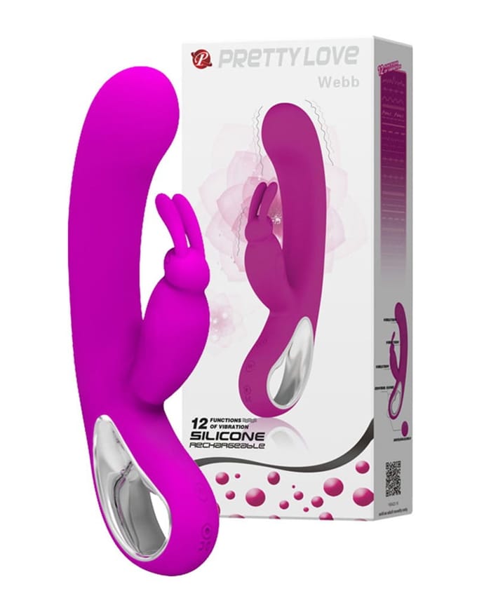 Pretty Love - Webb - Rabbit Vibrator - roze