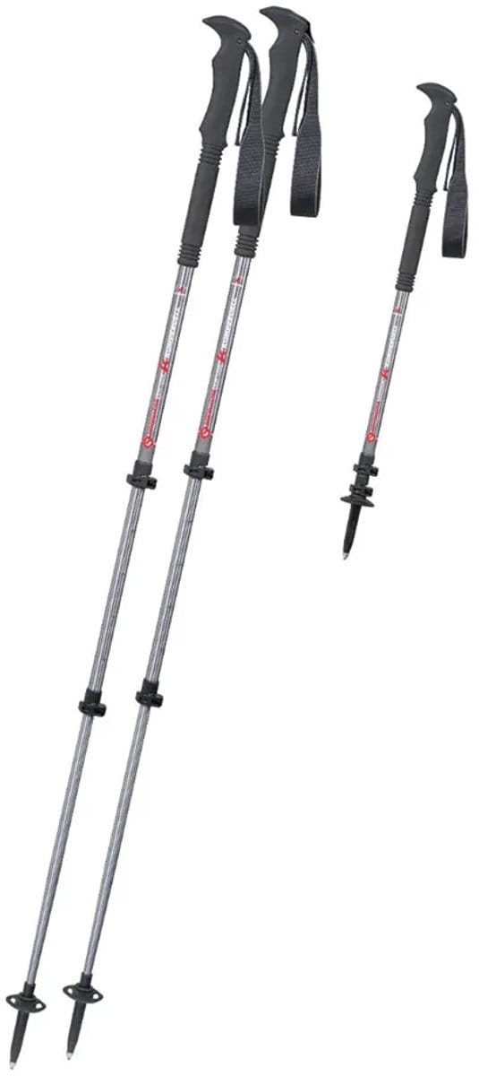 Komperdell Ridgemaster Contour Alu Stokken Zilver 105-140 cm