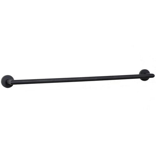 Bravat Varuna matt black bath towel bar 84.5 cm, 777599