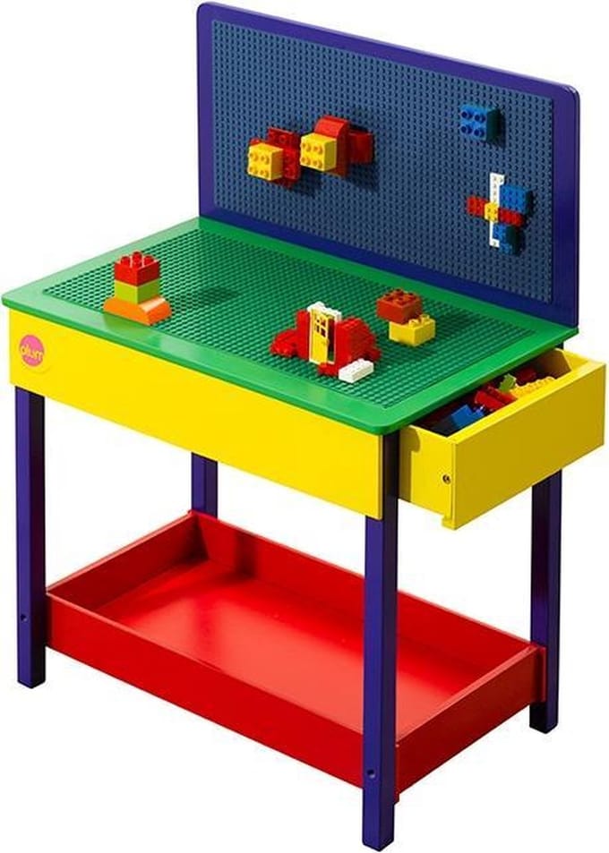 Plum Houten Constructie Speeltafel 'Build-it' - Voor bouwblokken - 3+ jaar