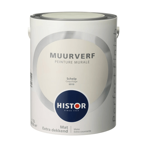 Histor Perfect Finish Muurverf Mat - Schelp - 5 liter