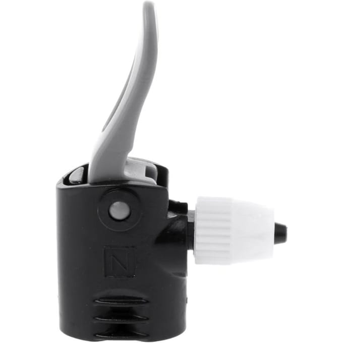 Fiets Pomp Mondstuk Ventiel Connector Adapter Dual Head Onderdelen Gereedschap 1 pc gray