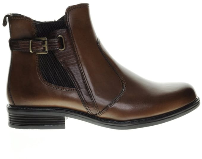Platte Enkellaarzen Bruin Hush Puppies maat 40
